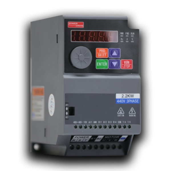 اینورتر درایو صنعتی مدل A720 توان 2.2 کیلو وات سه فاز پاور درایو